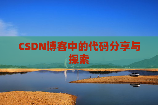 CSDN博客中的代码分享与探索